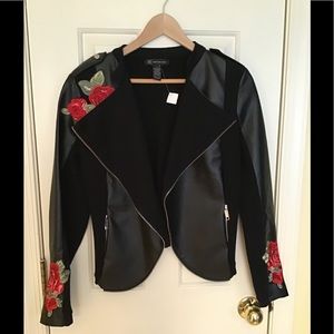 NWT INC Embroidered Jacket